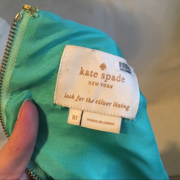 Kate Spade Susannah Turquoise Mini Cupcake Dress - Picture 7 of 7